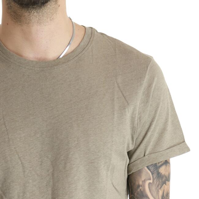 T-SHIRT MISTO LINO BL11 - Mad Fashion | img vers.650x/